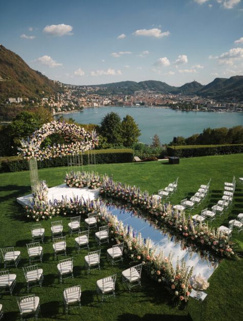 Vincenzo Dascanio, Wedding Venue France, Lake Wedding Venues, Wedding At Lake, Dream Wedding Venues, Lake Como Wedding, Wedding Venue Decorations, Beach Wedding Decorations, France Wedding