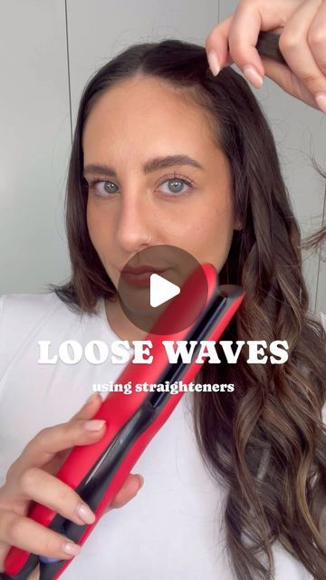 PRO HAIR HACKS, TIPS & TUTORIALS on Instagram: "Leave a 🔥 in the comments for a slower video   How to curl using the @ghdhair max for a loose wave   #hairtutorial #waves #beachwaves #flatironwaves #flatironcurls" Flat Iron Waves, Hair Falls, Pro Hair, Flat Iron Curls, Fall Flats, Make Waves, Big Waves, Loose Waves, Beach Waves