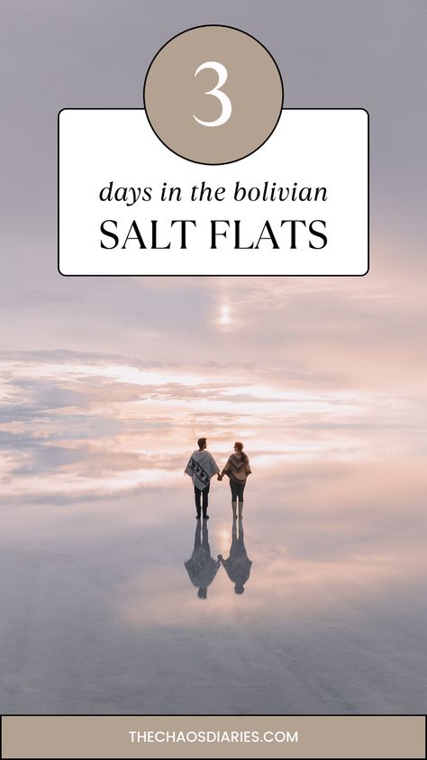 If you’re planning a trip to Bolivia to see the famous salt flats (or Salar de Uyuni), you’ll have no doubt been met with a myriad of options of 4×4 tours you can take. Should you do a one-day tour? Two days? Three?

It can all seem a bit daunting, and so I wanted to put this post together to discuss our three-day adventure to the Bolivian salt flats, why we loved it, and why you should absolutely consider the three-day tour. Bolivian Salt Flat, Salt Flats Bolivia, Maybe In Another Lifetime, Bolivian Salt Flats, Bolivia Salt Flats, Dream Places To Go, Uyuni Salt Flats, In Another Lifetime, Another Lifetime