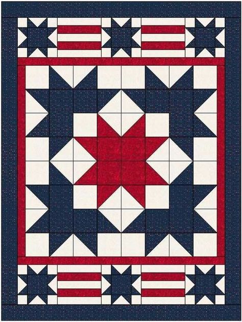 patriotic quilt designs - Brave Search Quilts Of Valor Patterns Free, Quilts Of Valor Patterns, Patriotic Patchwork Quilts, Quilts For Men Patterns, Red White And Blue Quilts Free Pattern, Patriotic Barn Quilts Red White Blue, Valor Quilts, Patriotic Designs, Quilts Of Valor