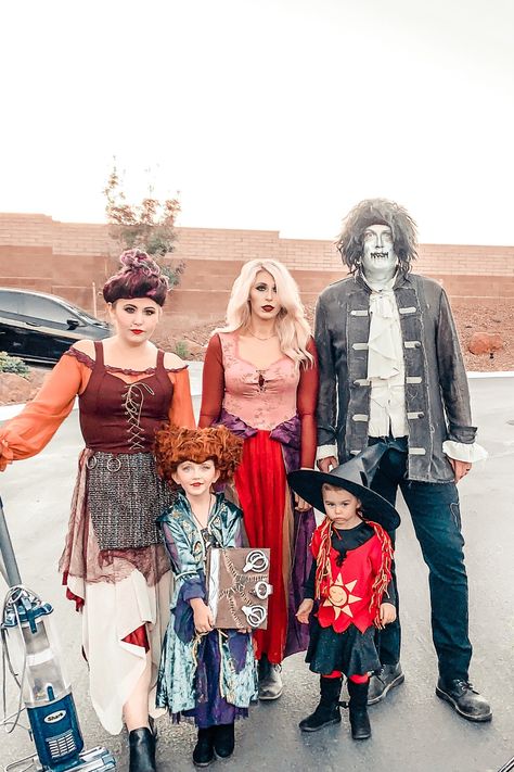 Hocus pocus family costume idea for group with kids. Amazon Prime most items or easily DIY options! #HalloweenPin24 Hocus Pocus Family Costume, Winifred Sanderson, Group Costumes, Family Costumes, Party City, Hocus Pocus, Amazon Prime, Decor Inspiration, Halloween Costumes