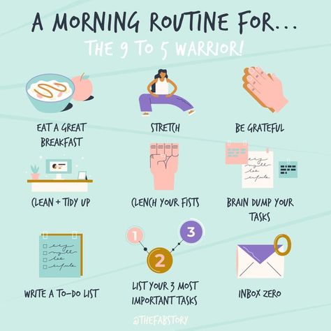 A Morning Routine for the 9-to-5 Warriors! – Fabulous Magazine Morning Routine Women, Morning Routine Checklist, Skin Care Routine For 20s, A Morning Routine, Miracle Morning, Healthy Morning Routine, Self Care Bullet Journal, Morning Habits, Life Routines