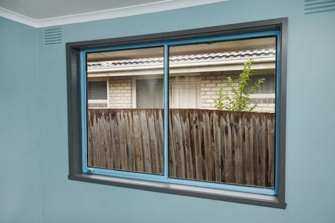 Window Mullions, Outside House Paint, Painted Window Frames, Milgard Windows, Window Restoration, Vinyl Frames, Outdoor Blinds, Timber Mouldings, Aluminium Windows