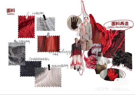 Fabric Swatches Board, Fashion Design Research Pages, Accessories Board Fashion Portfolio, Fabric Moodboard Fashion, Fashion Design Portfolio Layout Ideas, Mood Board Fashion Portfolio, Fashion Infographic Design, Material Board Fashion, Fabric Board Fashion Portfolio