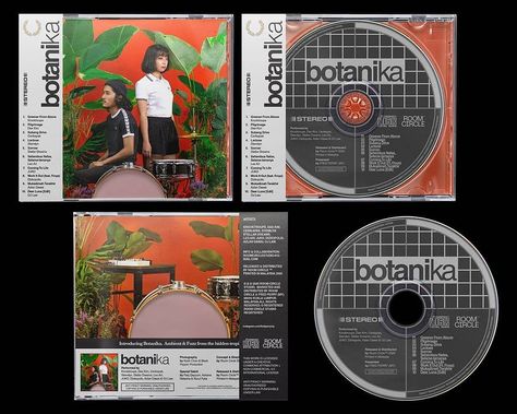 Graphic Juice on Instagram: “CD package artwork by @njmiarifin for Botanika 🌿tri-fold inlay inside with obi-strip and shrink wrap finishing —album compilation released…” Cd Packaging, Cd Design, Digital Archives, Shrink Wrap, Tri Fold, Album Art, Artwork Design, Album Covers, Packaging Design