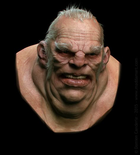 Quick Speed-sculpt that i liked so i had some hair and did some quick render. Still lot of work would be require in order to make a final piece but i don't think i will push this model any further. Fat Character, Zbrush Character, Face Anatomy, Man Anatomy, Digital Sculpture, Scary Faces, Fat Man, Man Character, Face Expressions