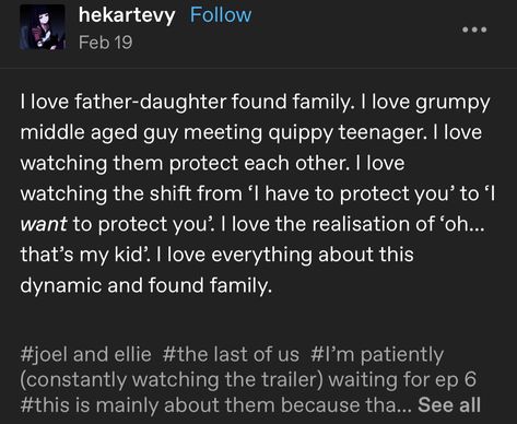 Sibling Tropes, Found Father Trope, Writing Prompts Family, Father Daughter Tropes, Found Family Trope Aesthetic, Friendship Tropes, Platonic Friendship Prompts, Father Daughter Writing Prompts, Father Figure Aesthetic