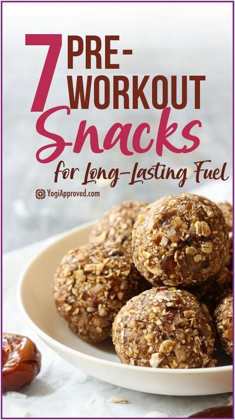 Fitness and yoga fusion for a pain-free back. Health Snack Ideas, Snack Ideas For Work, Good Pre Workout Snack, Pre Run Snack, Vegan Pre Workout, Healthy Pre Workout, Gym Snacks, Best Vegan Protein, Pre Workout Protein