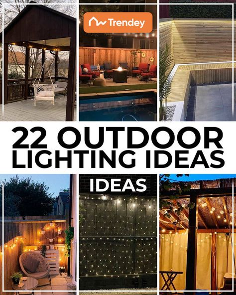 Outdoor Lighting Ideas Tiki Lights Backyards, Poolside Lighting Ideas, Tiki Lights, Outdoor Lighting Ideas, Backyard Parties, Solar Lighting, Pools Backyard, Cozy Backyard, Yard Lights