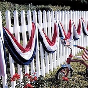 American Flag Bunting Election Reelection Decorations, Patriotic Banner Outside,30 Feetx24",USA Red White Blue Outdoor Banners Buntings American Flag Bunting, Patriotic Banner, The Birth Of Christ, Banners Buntings, Outdoor Banners, 4th Of July Decorations, Xmas Wreaths, Blue Stars, 4th Of July Party