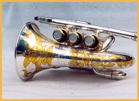 Pocket trumpets are portable, but produce the same sound as a concert b flat trumpet. Trumpet Jazz, Pocket Trumpet, Brass Musical Instruments, Music Lyrics Art, Music Festival Logos, Trumpet Music, Music Box Ballerina, Trendy Music, Brass Instrument