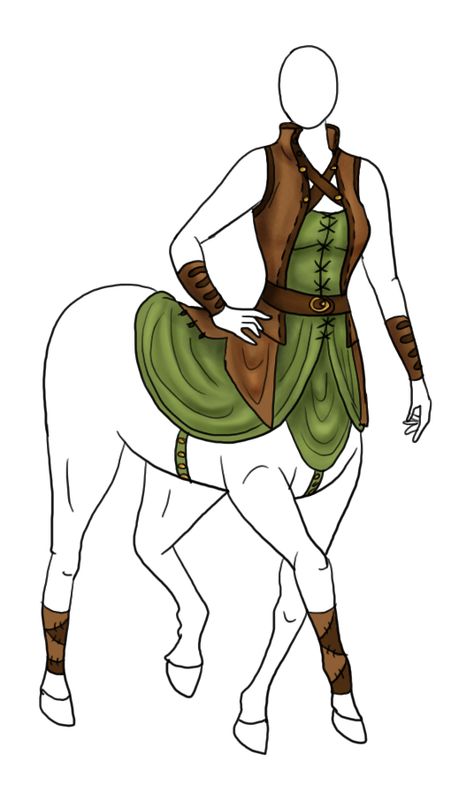 Centaur Shoes, How To Draw A Centaur, Centaur Outfits, Centaur Clothes, Adventuring Outfit, Centaur Costume, Female Centaur, Pathfinder 2e, Oc Stuff