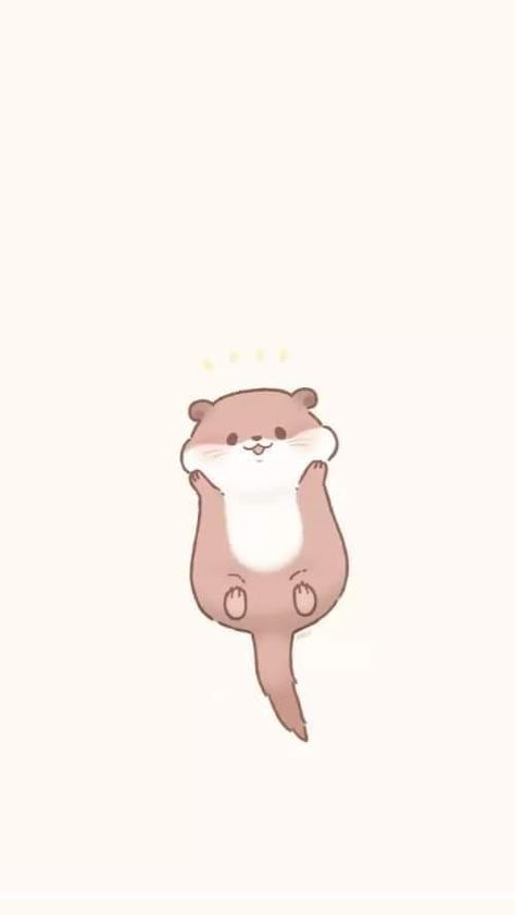 Cute Otters Drawing, Resin Pictures, 강아지 그림, Tanah Liat, Cute Animal Drawings Kawaii, 캐릭터 드로잉, Cute Doodles Drawings, Cute Kawaii Drawings, Cute Doodle Art