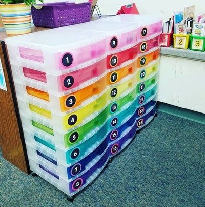 Teacher Storage, Classroom Store, Student Storage, Classroom Organization Elementary, Classroom Storage, Classroom Organisation, 2nd Grade Teacher, 2nd Grade Classroom, Flexible Seating