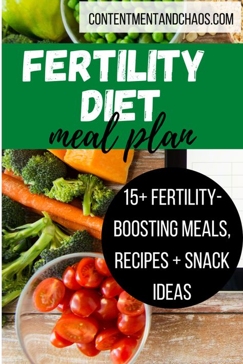 Fertility Diet: Meal Plan + Recipes via @contentmentandchaos via @contentmentandchaos Ivf Diet Plan, Ivf Meal Plan, Fertility Diet Meal Plan, Fertility Meal Plan, Diet Meal Plan Recipes, Fertility Diet Recipes, Ivf Announcement, Fertility Diet Plan, Meal Plan Recipes