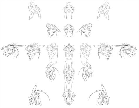 Dragon Head Open Mouth by sofmer on DeviantArt Dragon Head Drawing, Dragon Poses, Dragon Anatomy, Dragon Base, Mouth Drawing, Dragon Sketch, Dragon Pictures, Dragon Head, Concept Art Drawing