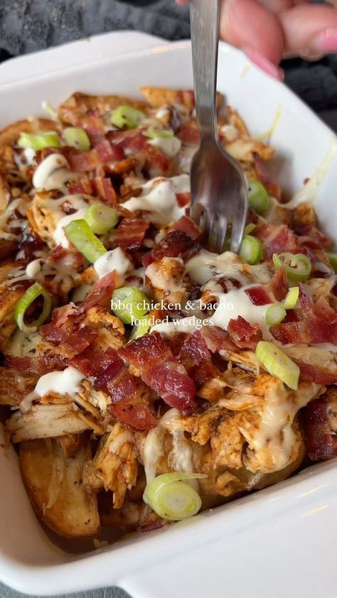 Chicken And Bacon, Plats Healthy, Easy Healthy Meal Prep, Healthy Food Motivation, Healthy Lifestyle Food, Chicken Bacon, Food Videos Cooking, Bbq Chicken, Interesting Food Recipes