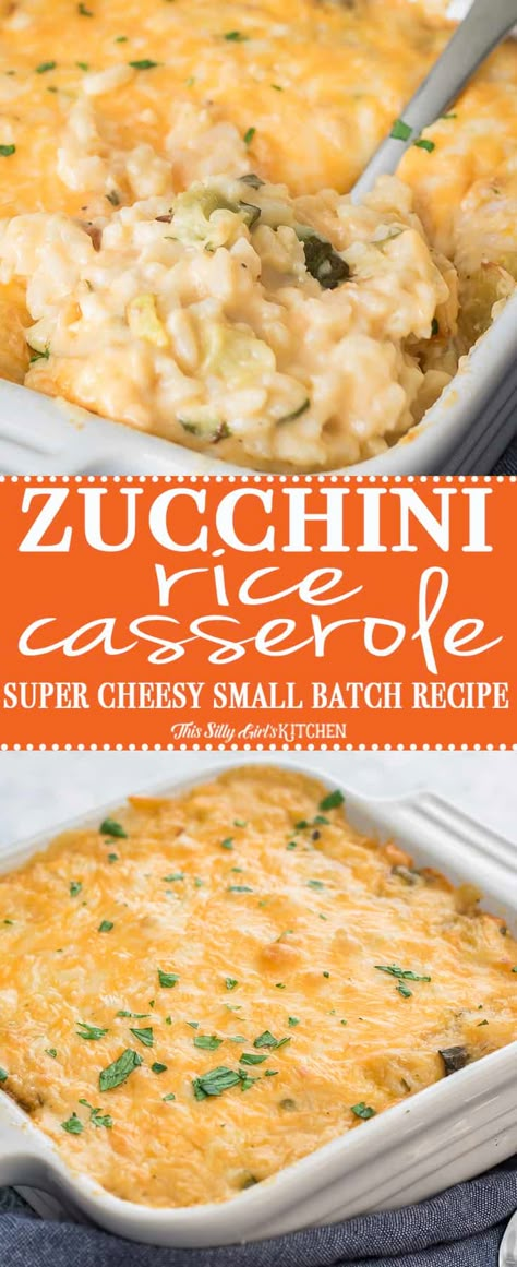 Zucchini And Rice Casserole Recipes, Rice And Zucchini Casserole, Rice With Zucchini And Squash, Zuchinis Casserole Recipe, Rice Zucchini Recipe, Squash And Rice Casserole, Squash Rice Casserole, Zucchini Sides, Zucchini Rice Casserole