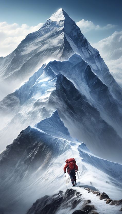 Man Climbing Mountain, Everest Tattoo, Mountains Climbing, Climbing Everest, Mt Everest, Mountain Background, Apple Logo Wallpaper Iphone, High Mountain, Apple Logo Wallpaper