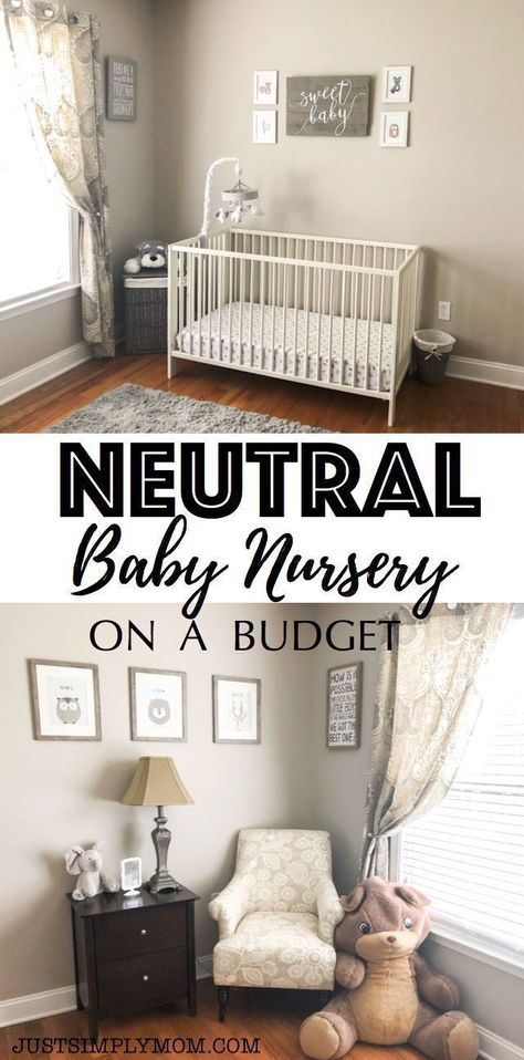 Gender Neutral Nursery idea.  This nursery was done for a boy but can easily be neutral if you like this theme. Baby Room Ideas Neutral, Twin Nurseries, Nursery On A Budget, Boy Nurseries, Neutral Baby Nursery, Nursery Ideas Boy, Neutral Nurseries, Raising Twins, Nursery Boy