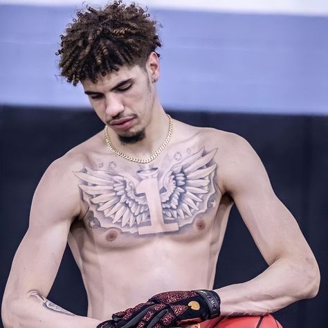 Lamelo Ball Tattoo, Ball Tattoo, Lamelo Ball, Neck Tattoo, Instagram Photos, Photo And Video, Instagram Photo, Tattoos, On Instagram