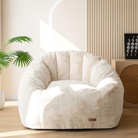 Bedroom Cozy Corner, Reading Corner Design, Amazon Finds Bedroom, Oasis Room, Conservatory Interiors, Boho Corner, University Dorm Room, Comfy Bean Bag, Large Bean Bag Chair