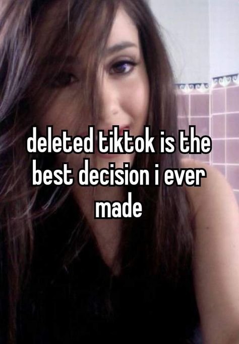 Deleting Tiktok, Delete Tiktok, Tiktok Whisper, My Bathroom, 2024 Vision, I Can Relate, Best Photos, How I Feel, Made By Me