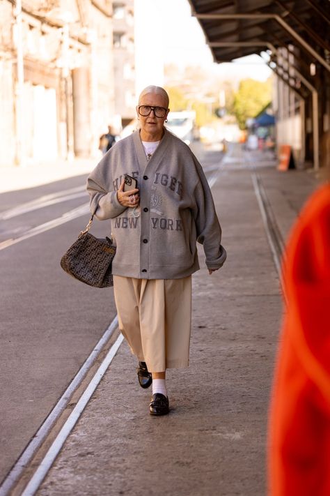 All The Best Street Style From Australian Fashion Week 2024+#refinery29uk Australian Winter Fashion 2024, Fashion Week Street Style 2024, Australian Street Fashion, 2024 Street Style, Australian Fashion Week, Bold Outfits, Visionary Fashion, Fashion Week 2024, Street Style Aesthetic