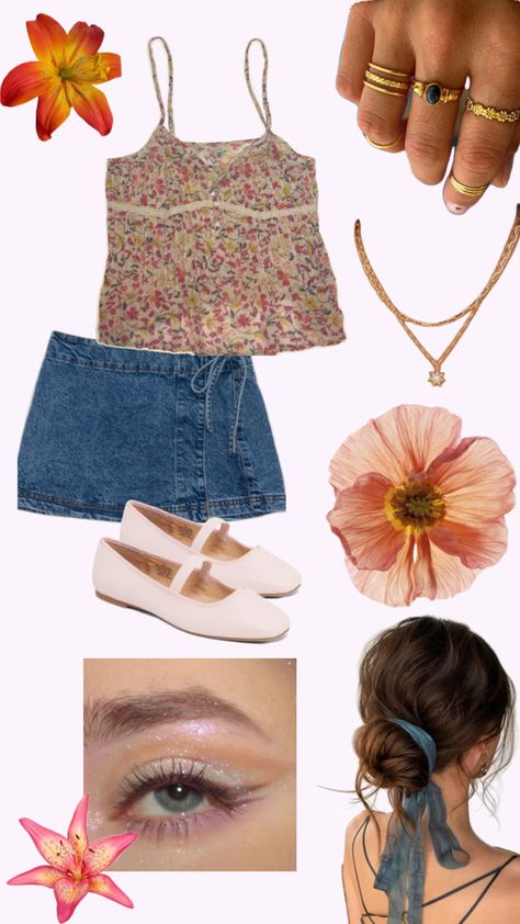 Flowery outfit Flowery Outfits, Spring Outfit, Summer Outfits