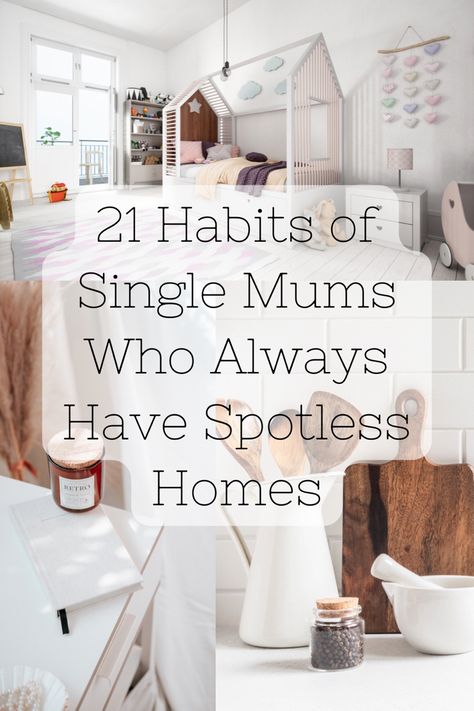 Clean home habits Single Mum Hacks, Single Mom Home Decor Ideas, Single Mom Home Decor, Single Mom House, Single Mom Apartment, Mum Organisation, Spotless House, Mum Lifestyle, Home Habits