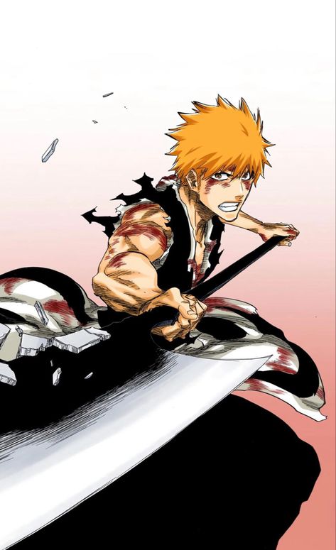 Bleach Tite Kubo Art, Ichigo Kurosaki Tybw Anime, Dangai Ichigo Wallpaper, Ichigo True Bankai, Ichigo Manga Color, Ichigo Kurosaki Manga, Ichigo Kurosaki Bankai, Ichigo Bankai, Bleach Figures