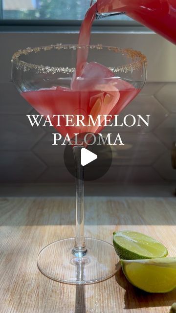 Cortney LaCorte on Instagram: "WATERMELON PALOMAS 🍉 🍸 A. PITCHER. OF. WATERMELON. PALOMAS. Say no more. 🍉This is a great one to make if you’re entertaining, but if you’re having this drink solo just divide by 5 and there’s your single serving. If making ahead of time, add everything to the pitcher EXCEPT for the sparkling water and ice. Save that for when you’re ready to serve up. What I love about this one is that it truly feels like a proper summer sendoff. I think you’re gonna love it. 🍉 INGREDIENTS: 6 cups diced watermelon cubes 1 cup of FRESH grapefruit juice 1.5 cups Blanco Tequila 1/2 cup FRESH lime juice Sparkling water Wedge of lime for rim and garnish Sugar for rim DIRECTIONS: Blend the watermelon until smooth, then strain into a pitcher. Add in the freshly squeezed lime ju Watermelon Cubes, Pitcher Cocktails, Grapefruit Soda, Say Less, Summer Drink Recipes, Boozy Drinks, Tequila Cocktails, Single Serving, Grapefruit Juice