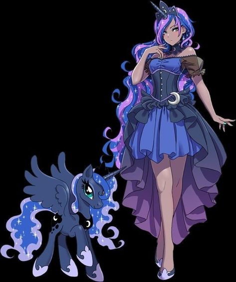 Princess Luna Mlp Human, Princess Luna Human Fanart, Celestia Mlp Human, Princess Cadance Fanart, Luna As A Human, Mlp Luna Fanart, My Little Pony Human Fanart, Mlp Luna Human, Luna Mlp Human