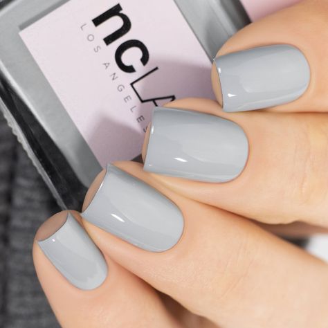 It’s a stay-cation forever when wearing this ultra chic, gray cream lacquer. Color: gray cream lacquerOpacity: Apply two even coats for perfect coverage.Size: 13.3ml/.5 fl.oz All NCLA nail lacquers are proudly made with love in California, 100% vegan, Cruelty Free, and 7-Free*. *Contains NO Formaldehyde, Formaldehyde Resin, DBP, Toluene, Camphor, TPHP, OR XYLENE The appearance of the color on natural nails may vary depending on the lighting. All NCLA beauty, skin & nail products are final sale Grey Nail, April Nails, Subtle Nails, Gray Nails, Nails 2021, Cute Gel Nails, Simple Nail, Do Not Disturb, Dipped Nails