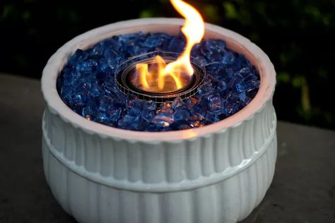 DIY Tabletop Fire Pit | eHow Diy Tabletop Fire Pit, Mini Fire Pit, Fireplace Indoor, Campfire Fun, Tabletop Fire Bowl, Diy Tabletop, Smores Dip, Smores Bar, Indoor Fire Pit