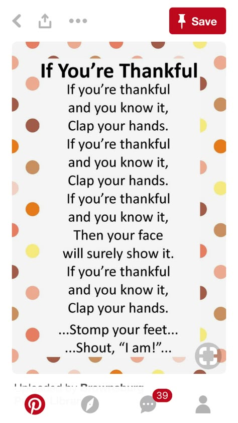 If Your Thankful And You Know It Song, Thanksgiving Songs For Kindergarten, Thanksgiving Poems For Kindergarten, Thanksgiving Words Preschool, Sunflower Songs Preschool, Thankful Lesson Plans For Toddlers, Thankful Lesson Plans For Preschool, Thanksgiving Toddler Lesson Plan, Thankful Crafts For Preschool