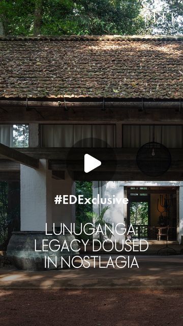 ELLE DECOR India on Instagram: "75 years of history and an exemplary entity of architecture born out of the genius of Geoffrey Bawa, walk with us through Lunuganga Garden Estate. For many years it remained a mythical place as Bawa disallowed anyone other than his closest friends into its charmed boundaries.   Our guest editor for the latest issue, Channa Daswatte @channadas walks ELLE DECOR India through the many turns and rooms of Lunuganga. He reveals, “One of my favourite rooms in the house is the one with a long thin corridor of glass, with one of the older beds that Bawa used in the early part of his occupation at Lunuganga. For me it is a really beautiful piece of architecture as well, because you begin to see his modernist perspectives — the exposed concrete, and all of that married Geoffrey Bawa Architecture, Dreamy Architecture, Geoffrey Bawa, Garden Estate, Old Beds, Exposed Concrete, The Genius, Step Inside, Elle Decor