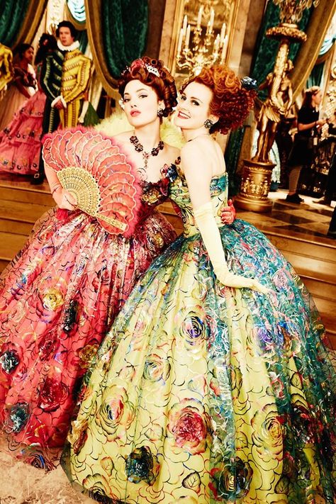 Cinderella (2015). Cinderella Stepsisters, Cinderella Live Action, Anastasia And Drizella, Sandy Powell, Cinderella Movie, Cinderella 2015, Film Costumes, Have Courage And Be Kind, Disney Cinderella