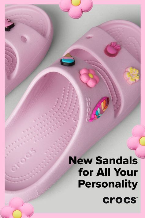 Introducing our new and improved Classic Sandals Collection! Building on bold simplicity and versatility, we’ve updated the products’ most important aspects: the fit, feel, and look. The updated, modernized silhouettes now cup the whole foot in our Iconic Crocs Comfort™ allowing you to sink even more into whichever style you choose Classic Crocs, Classic Sandals, Crocs Sandals, Two Strap Sandals, Double Strap Sandals, Sandals Collection, Stylish Sandals, New And Improved, Sweet Life