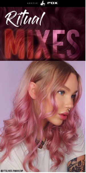 ARCTIC FOX HAIR COLOR 🌷🌺🌹☄️Check out our favorite mixes with our NEW shade RITUAL. From a dusty pink to a natural pumpkin spice color!  Click this post for ratios! Ritual Hair Color, Artic Fox Hair Color, Ritual Artic Fox Hair Color, Artic Fox Color Mixes, Arctic Fox Ritual On Brown Hair, Artic Fox Mixed Colors, Attic Fox Hair Dye, Artic Fox Hair Dye Mixes, Arctic Fox Color Mixes