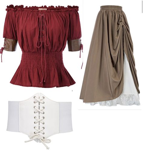 Witcher Outfits, Medieval Outfit Women, Medieval Clothing Women, Masquerade Outfit Ideas, 1500s Fashion, Tavern Scene, Masquerade Outfit, Fair Outfits, Ren Fair