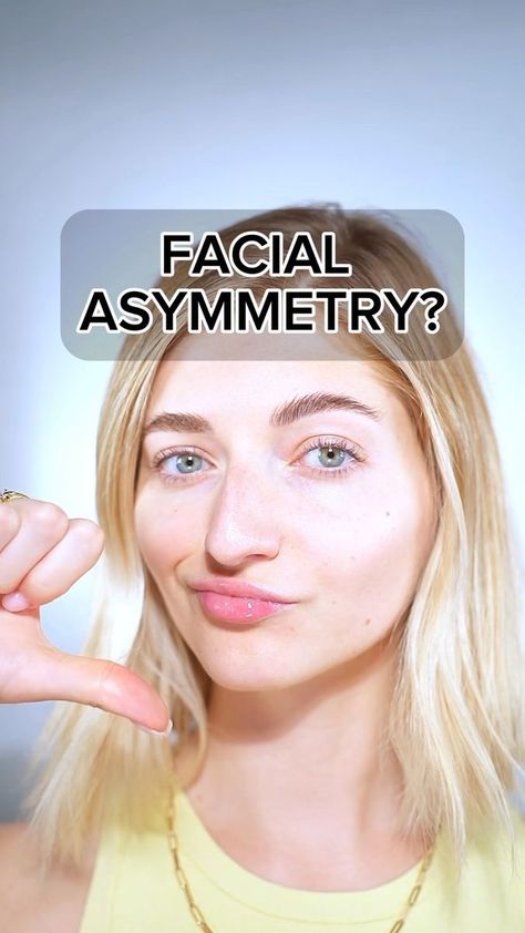 How to fix facial asymmetry Try these 4 exercises to tone facial muscles to give more lift for facial tissues. Save this video to remember✅ It’s also good to consider posture and other concerns that might influence asymmetry in combination with face fitness. #asymmetry #facefitness #faceexercise #facebuilding #faceyoga #beautyroutine #homeexercises Disclaimer: not a medical advice. For education purpose only. Consult with your physician if you have a medical condition. | Valeriia Veksler Assymetrical Face Exercise, Fat Face Exercises, Facial Asymmetry, Face Symmetry, Facial Diy, Jawline Exercise, Face Fitness, Face Massage Techniques, Tighten Facial Skin