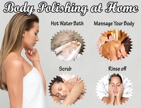 Body Polishing At Home Diy, Body Polishing At Home, Full Body Exfoliation, Body Polishing, Diy Pedicure, Skin Polish, Basic Mehndi, Health Hacks, Body Workout At Home