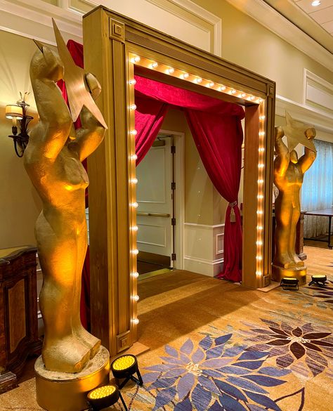 Rolling out the red carpet for the Oscars! 🌟🎥 Our event shines with award themed decor, ready to celebrate cinema's biggest night.

#oscars #oscars2024 #oscarsevent #awardshow #awards #awardsevent #themedevent #oscarsparty #oscarsdecor #eventdecor #florida #elegantdecor #customdecor #redandgold #moviestheme Awards Show Party, Night At The Oscars Theme Party, Red Carpet Party Ideas Decoration, Red Carpet Event Decorations, Award Show Party, Red Carpet Aesthetic, Oscars Theme Party, Red Carpet Affair, Oscar Viewing Party