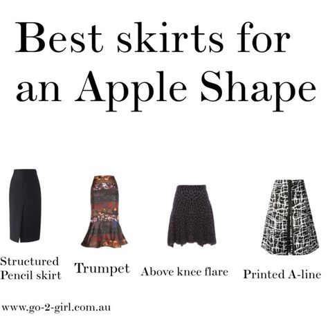 Best skirts for an Apple Shape by go-2-girl on Polyvore featuring polyvore, fashion, style, Marni, RVN, Givenchy, Gucci and clothing Best Skirt For Apple Shape, Appleshape Style, Apple Body Shape Fashion, Apple Body Shape Outfits, Apple Shape Fashion, Apple Body Type, Apple Shape Outfits, Dresses For Apple Shape, Apple Body Shapes