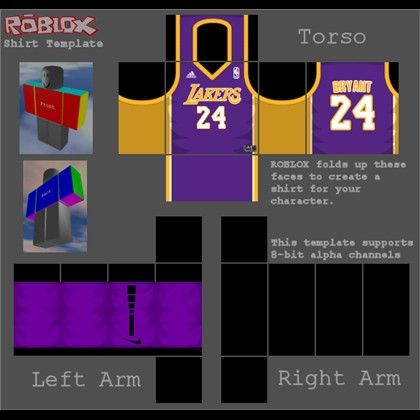 Roblox Jersey Template, Jersey Design Basketball Template, Lakers Logo Png, Lakers Jersey Design, Lakers Black Jersey, Lakers Shirt, Hoodie Roblox, Roblox T Shirts, Free T Shirt Design