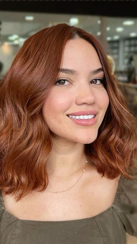 Copper Hair Long Bob, Brown Copper Short Hair, Short Brown Red Hair, Fine Red Hair, Short Dark Copper Hair, Copper Long Bob, Copper Balayage Bob, Short Curly Red Hair, Copper Bob Hair