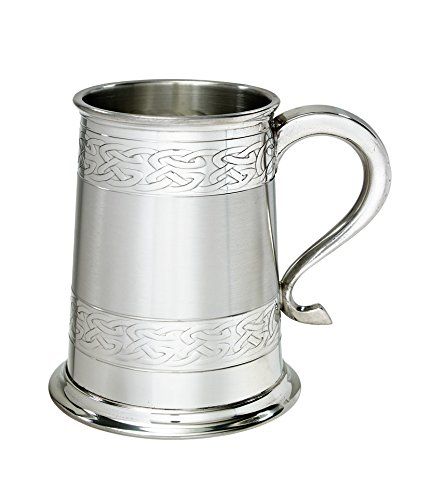 Wentworth Pewter Embossed Celtic Bands 1 Pint Pewter tankard, Beer Mug, Birthday, Fathers Day, Christmas, Wedding Gif... Pewter Embossing, Celtic Band, Pewter Tankard, Sheffield Uk, Simple Gift, Simple Gifts, Sheffield, Beer Mug, Emboss