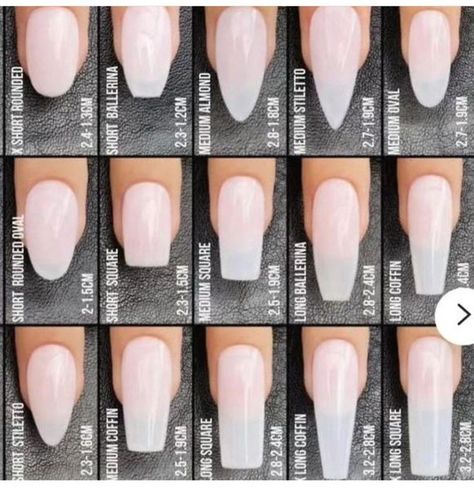 Gel Nails Shape, Types Of Nails Shapes, Acrylic Nail Shapes, Nails Oval, Nagel Tips, Smink Inspiration, Fancy Nails Designs, Nice Nails, Easy Nails