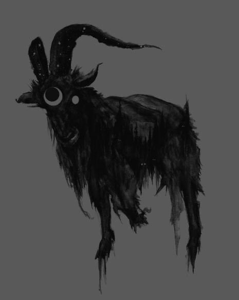 Black Phillip, Goat Art, Occult Art, Arte Obscura, Arte Horror, Dark Forest, Horror Art, Dark Fantasy Art, Black Art